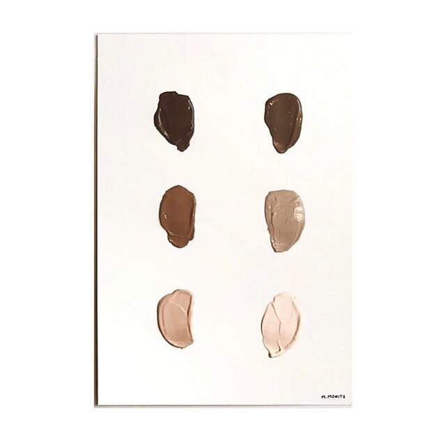 hello out there! i've been a little quiet over the last few months because quite honestly, the pandemic had me down and lacking creativity or any real motivation. and i've yet to speak out here over the last week, but my mind has not been quiet. actually, it's been quite the opposite. but i'm not showing up here to make this post about me...it's about what is going on in our country, and world, today, right now.
this simple, but powerful painting that was developed by local designer @laurahodgesstudio & painted by @madeline_moritz really caught my attention. I encourage you to read laura's initial post (shared in my story) that she shared along with this painting. and just like this painting, the colors in the palette seem so simple. but why do they become so difficult when it comes to someone's skin tone? and if only it could be so simple to just be kind and love one another no matter where you or they fall on this palette. but unfortunately, it's not that simple, because it's past that point. that's surface layer. to dig deeper past the surface you need to ask yourself "why is it not that simple?" in order to begin to learn about, think hard, and understand privilege, history, and oppression. it's truly amazing what a little empathy, knowledge, and perspective can do. and that's where I am...continuing to listen, learn and try my best to understand. 
soon, these prints will be sold through @laurahodgesstudio and proceeds will be donated. I can't wait to snag one to serve as a constant reminder in our home to keep on digging past that simple surface layer...🤎